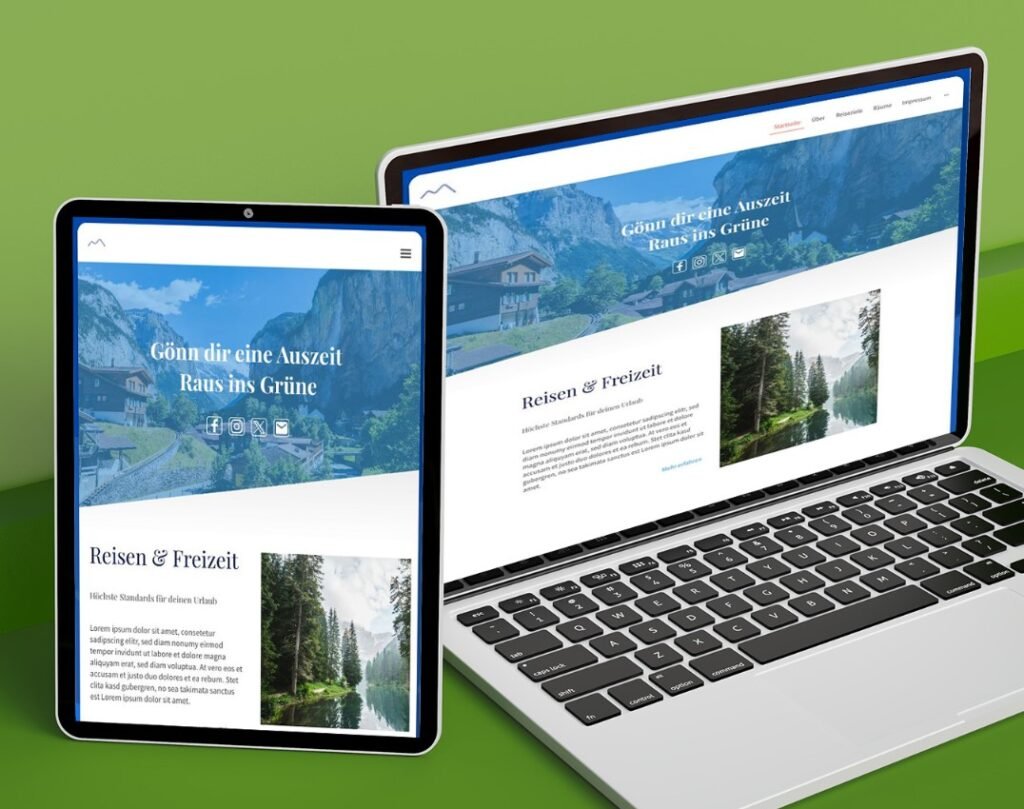 Erstellung einer Website